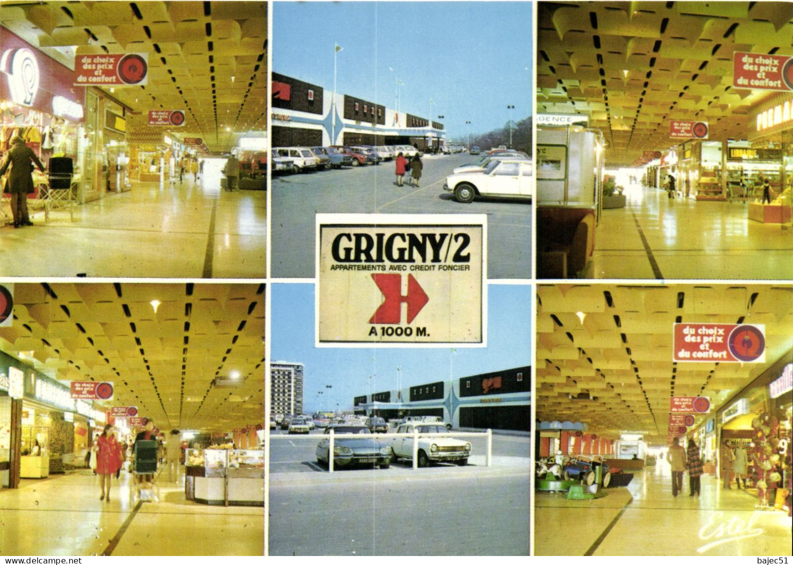 Grigny - Le Centre Commercial  "multi Vues" - Grigny