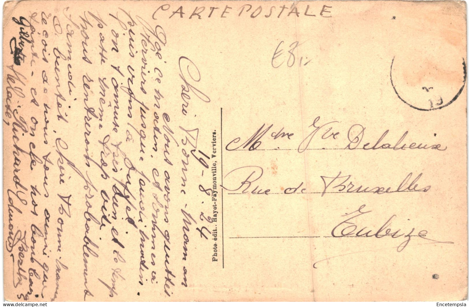 CPA  Carte Postale   Belgique Verviers Carrefour Du Chêne Et Rue De Dison 1924 VM70373ok - Verviers