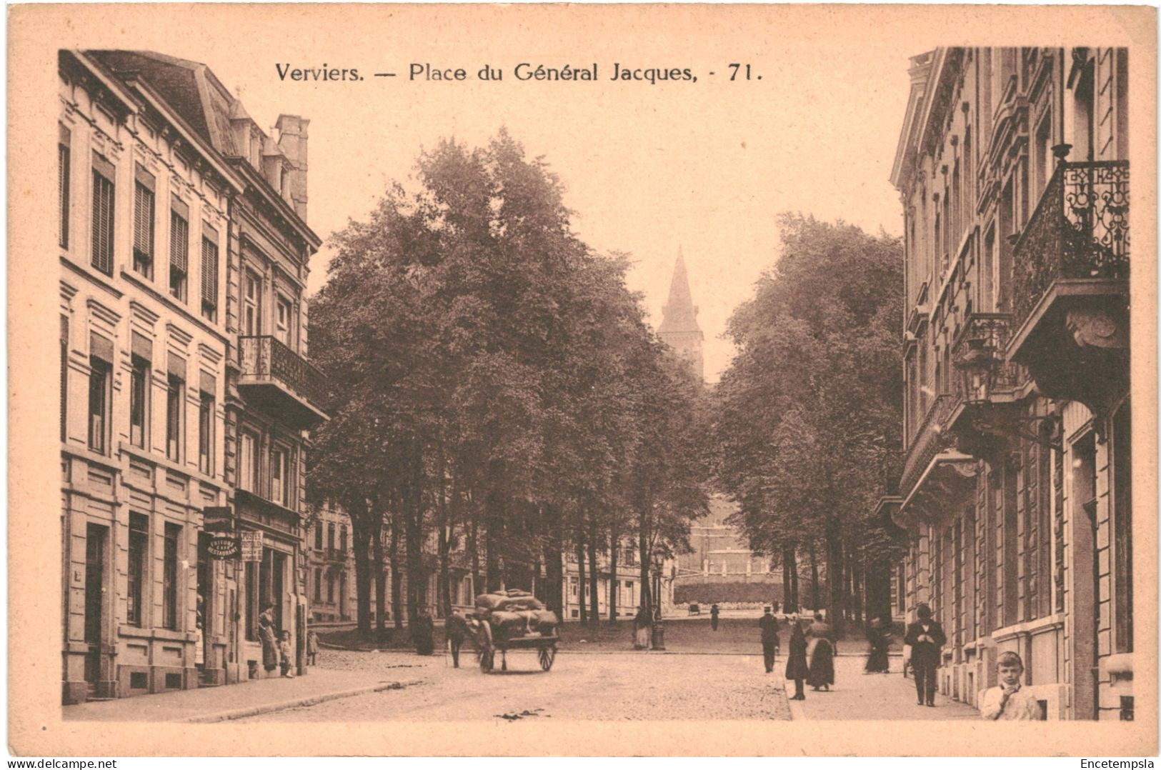 CPA  Carte Postale   Belgique Verviers Place Du Général Jacques  VM70376 - Verviers