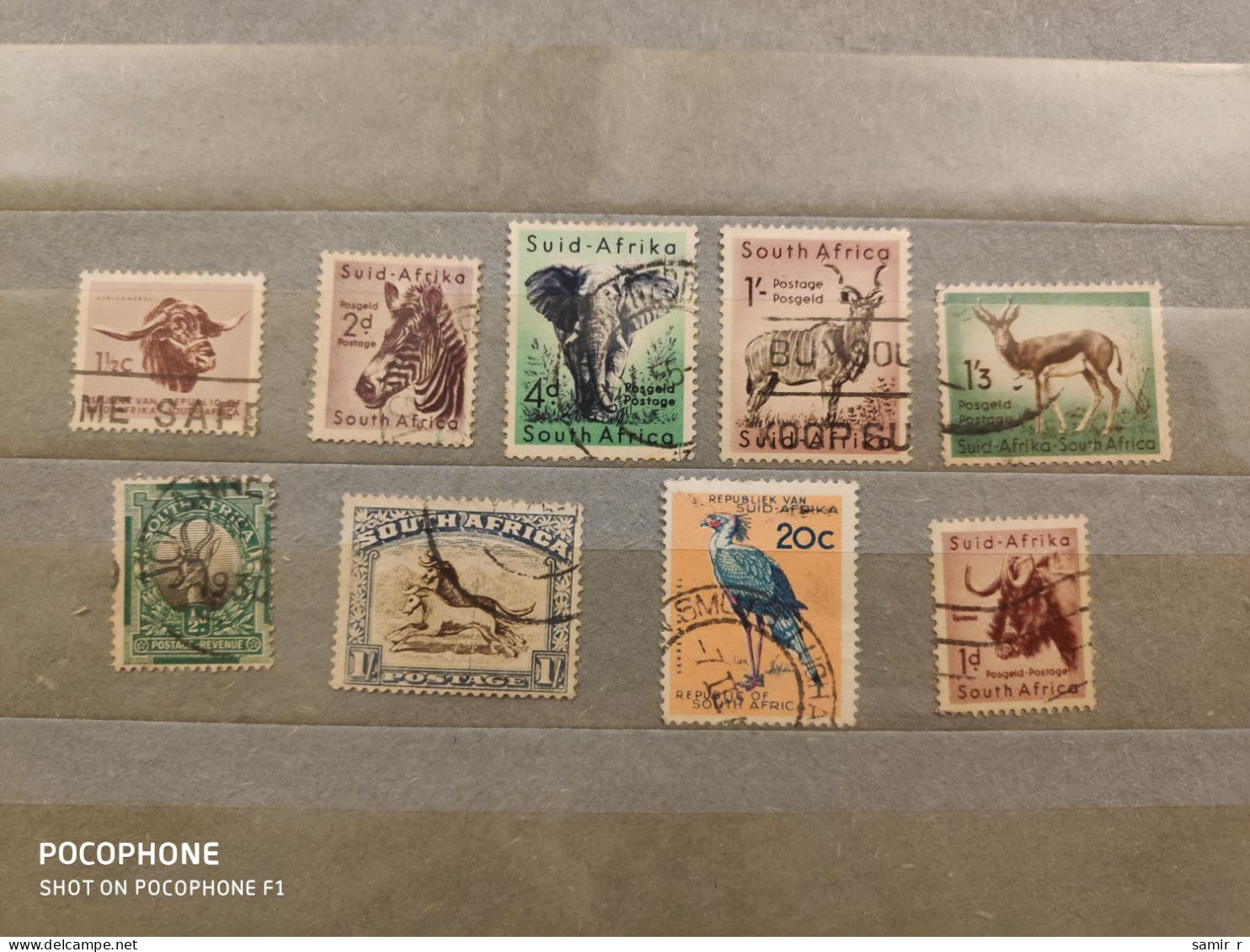 South Africa	Animals (F25) - Used Stamps