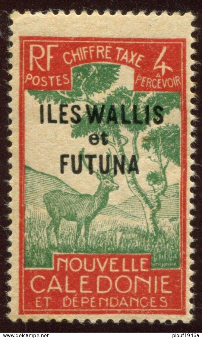 Pays : 505 (Wallis Et Futuna : Protectorat Français)  Yvert Et Tellier N° :Tx  12 (o) - Segnatasse