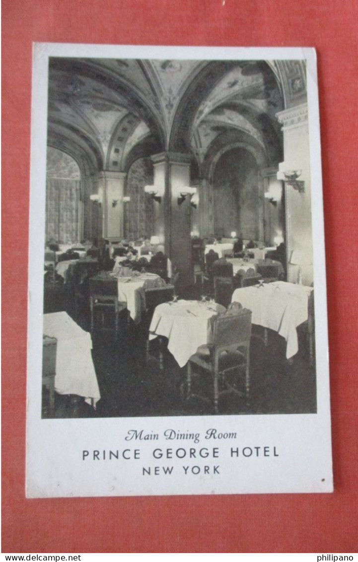 Dining Room Prince George Hotel.   28 Th Street.   New York City     New York  Ref  6147 - Manhattan