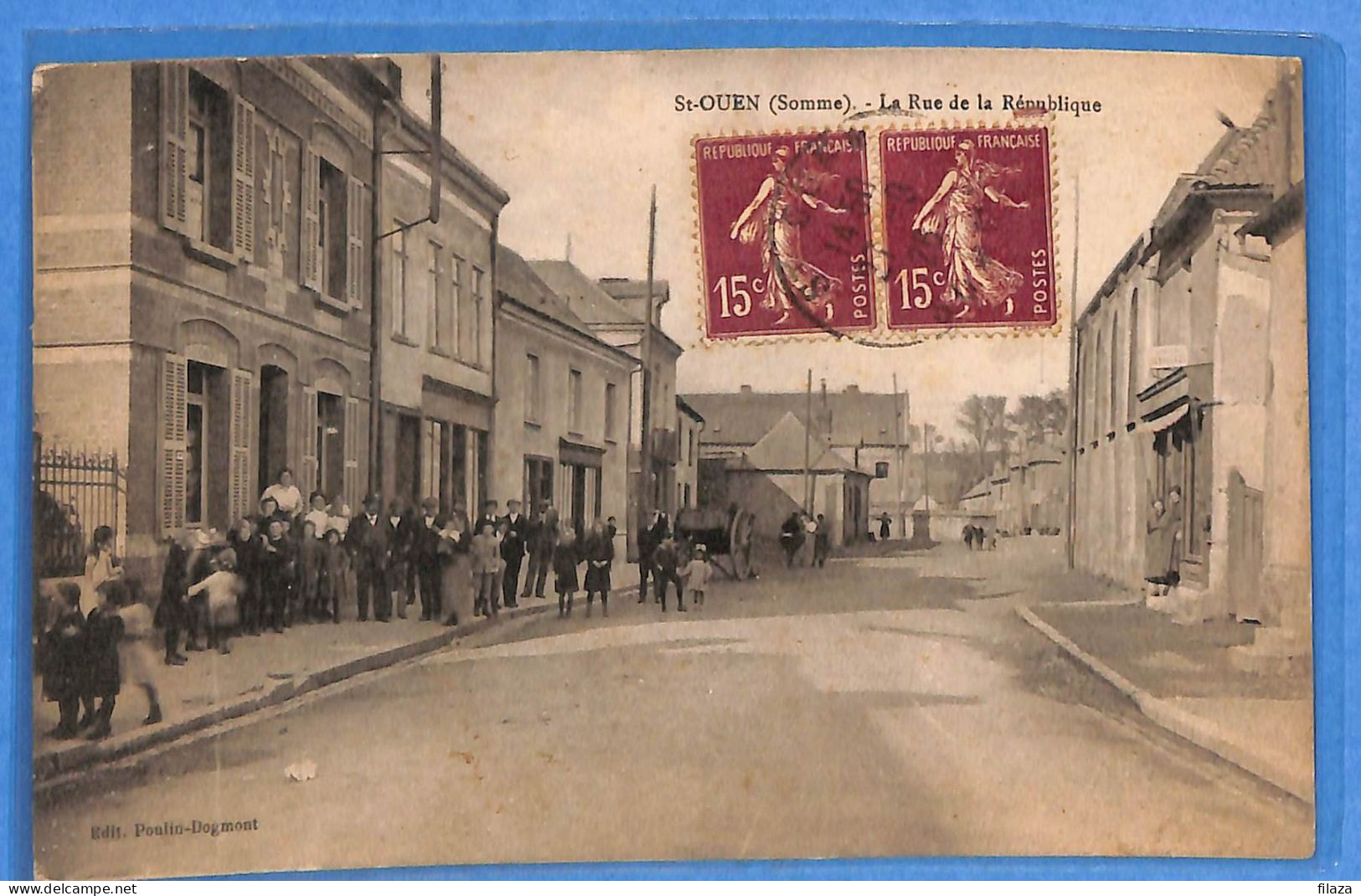 80 - Somme - Saint Ouen - La Rue De La Republique (N13697) - Saint Ouen