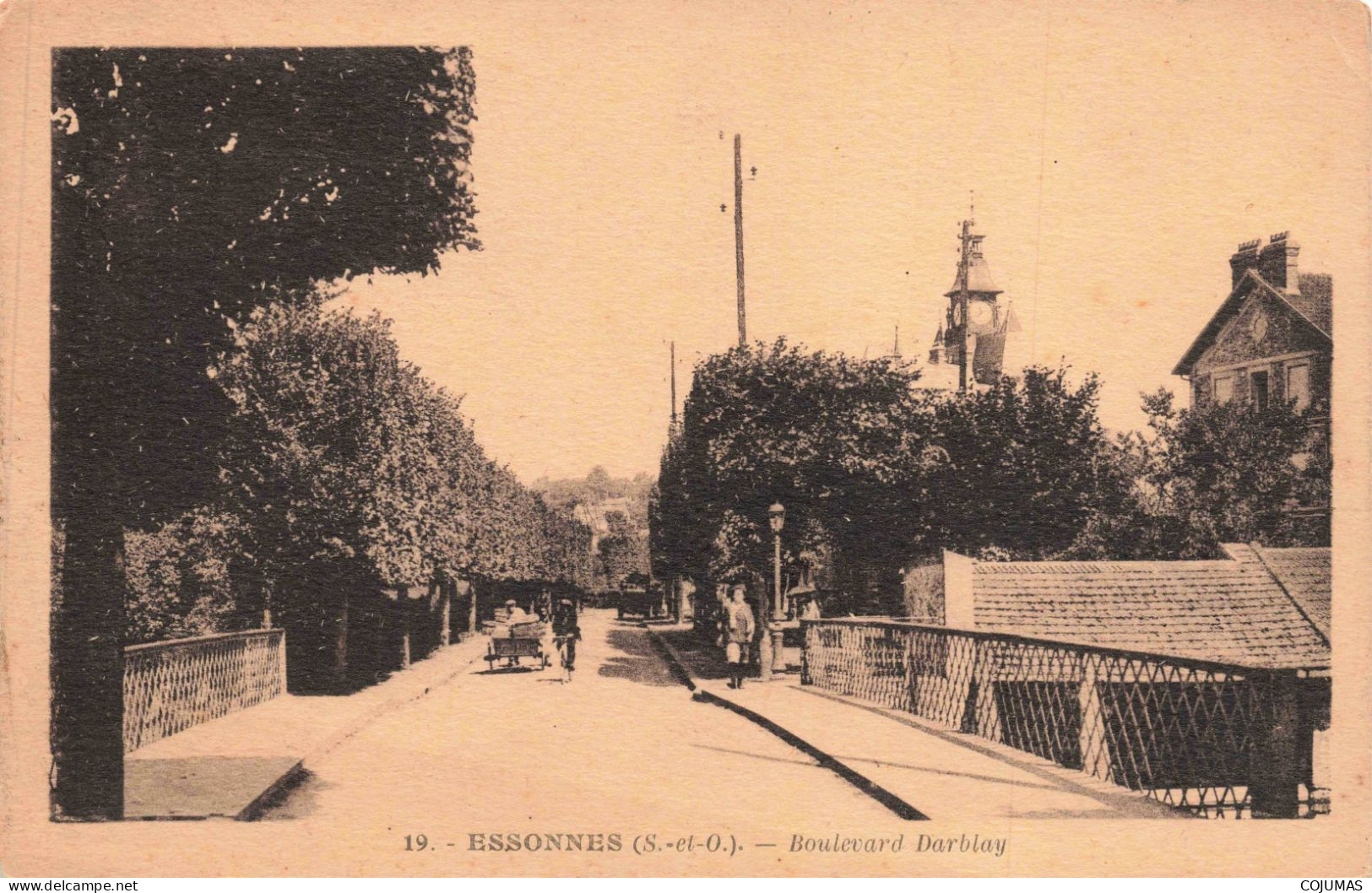 91 - ESSONNES - S21139 - Boulevard Darblay - En L'état Pli - Essonnes