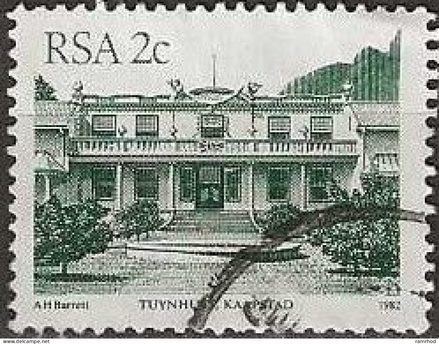 SOUTH AFRICA 1982 Architecture - 2c. Tuynhuys, Cape Town FU - Used Stamps