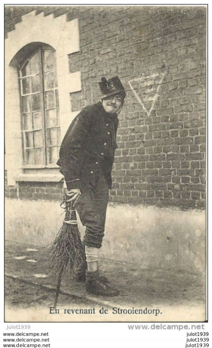 MILITARIA ..--  STROOIENDORP ..-- Vers POIX - SAINT - HUBERT ( Mr Henri LOZET ) . Voir Verso . - Uniformes