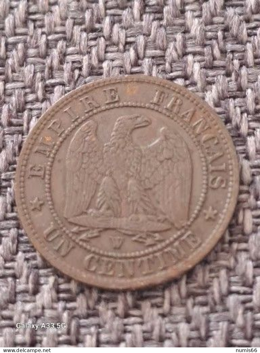 1 Ct Napoleon 1853 W - 1 Centime