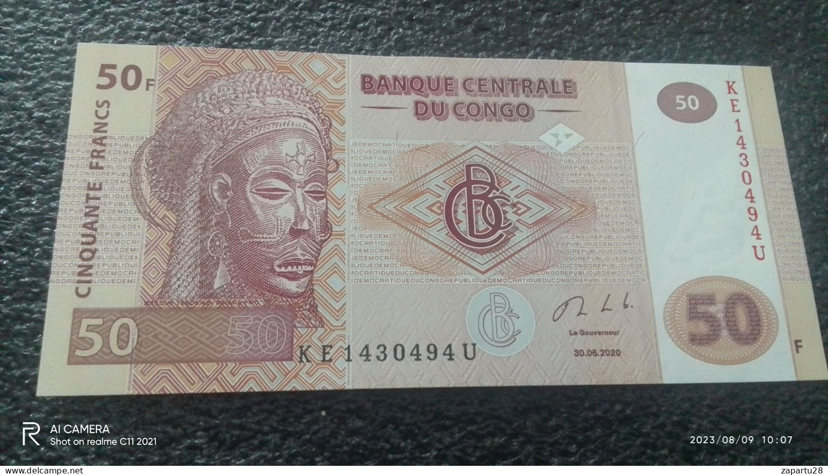 KONGO--      50FR     UNC - République Du Congo (Congo-Brazzaville)