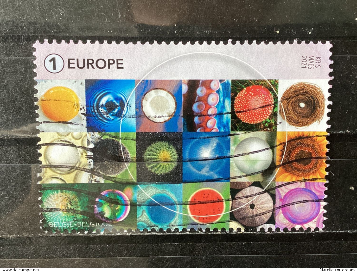 België / Belgium - Geometrie 2021 - Used Stamps