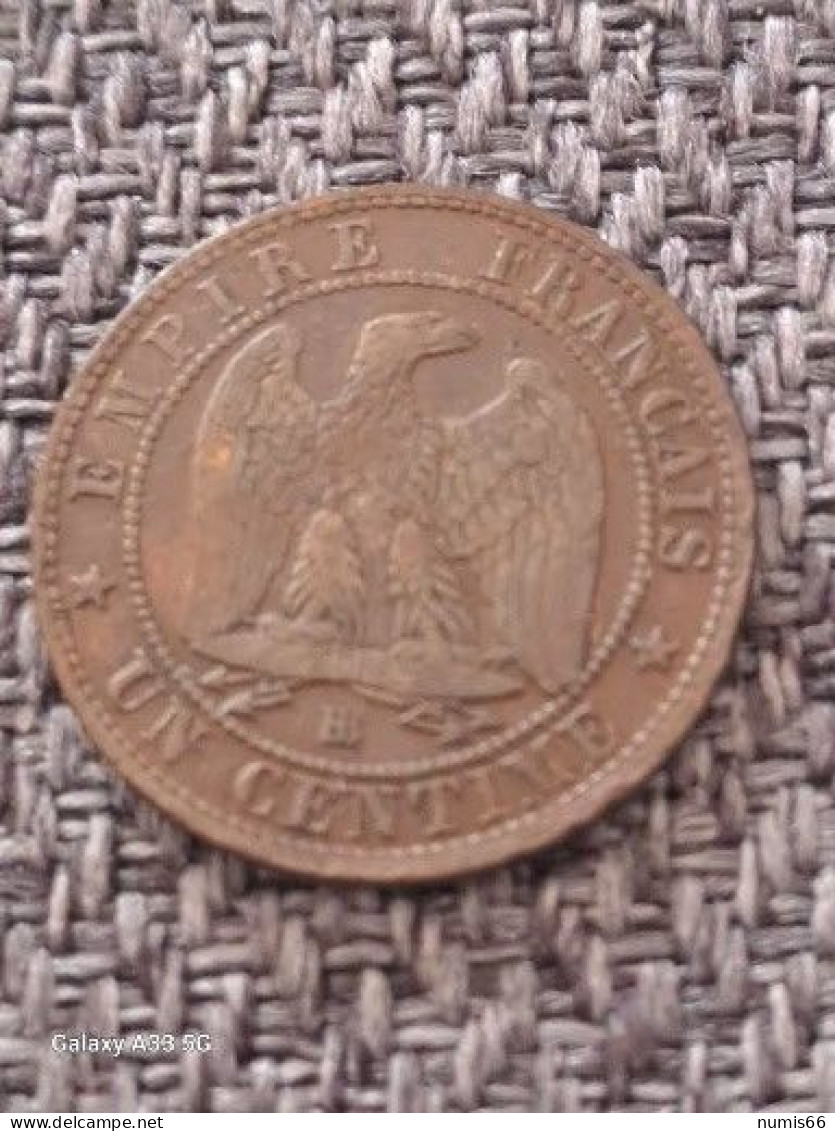 1 Ct Napoleon 1855 BB - 1 Centime