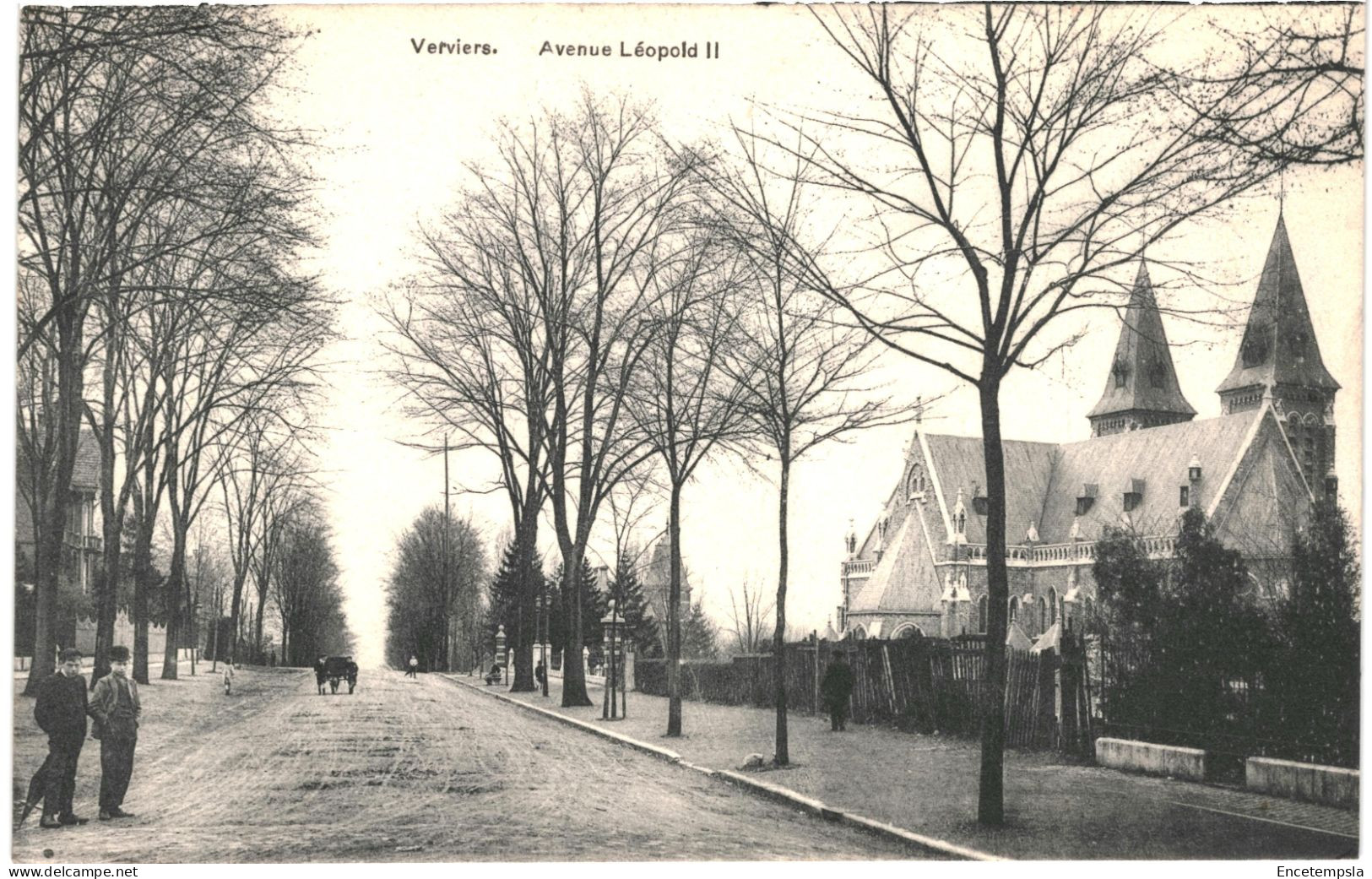 CPA  Carte Postale   Belgique Verviers Avenue Leopold II 1910  VM70377 - Verviers