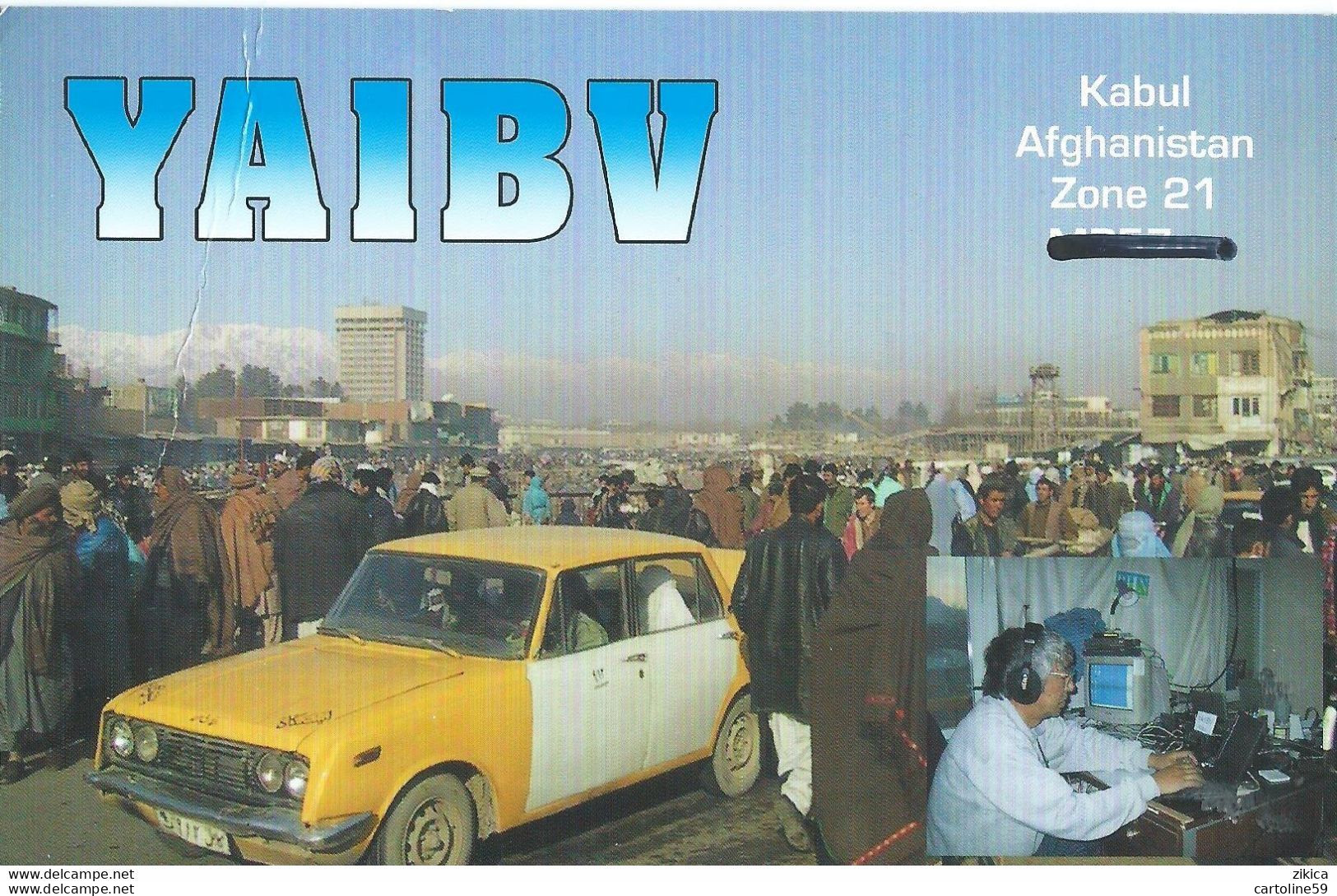 Afghanistan QSL Card > Radio Amateur - Kabul,AUTO CAR  2004, - JM1985 - Afganistán