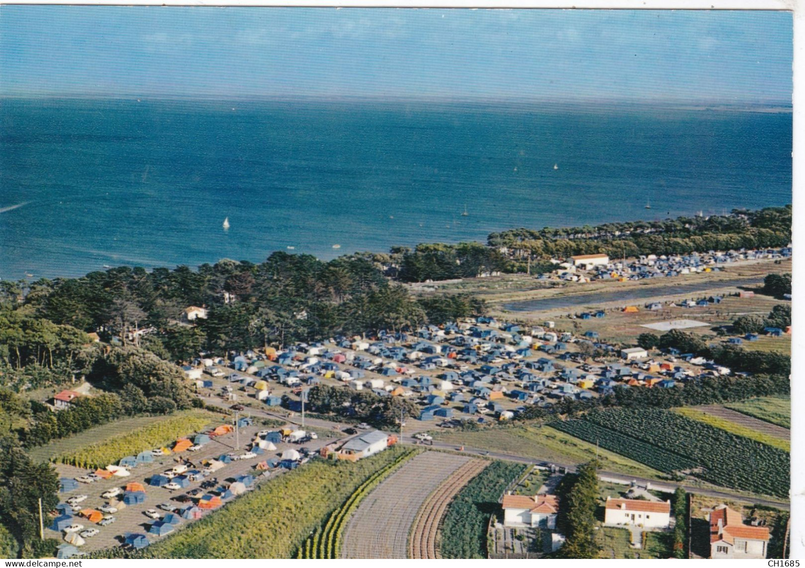 NOIRMOUTIER  (85) Vue Aérienne Du Camping Charpy Les Sableaux - Noirmoutier