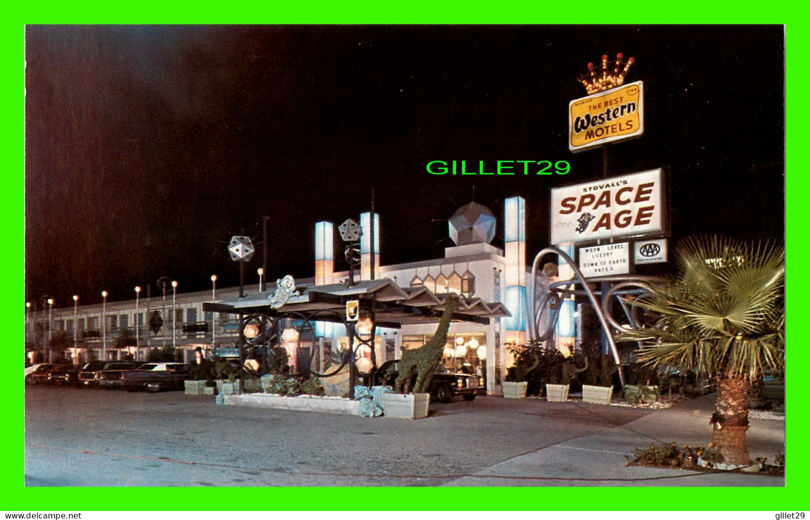 ORLANDO, FL - SPACE AGE LODGE - THE BEST WESTERN MOTEL - PUB. BY MELLINGER STUDIO - - Orlando