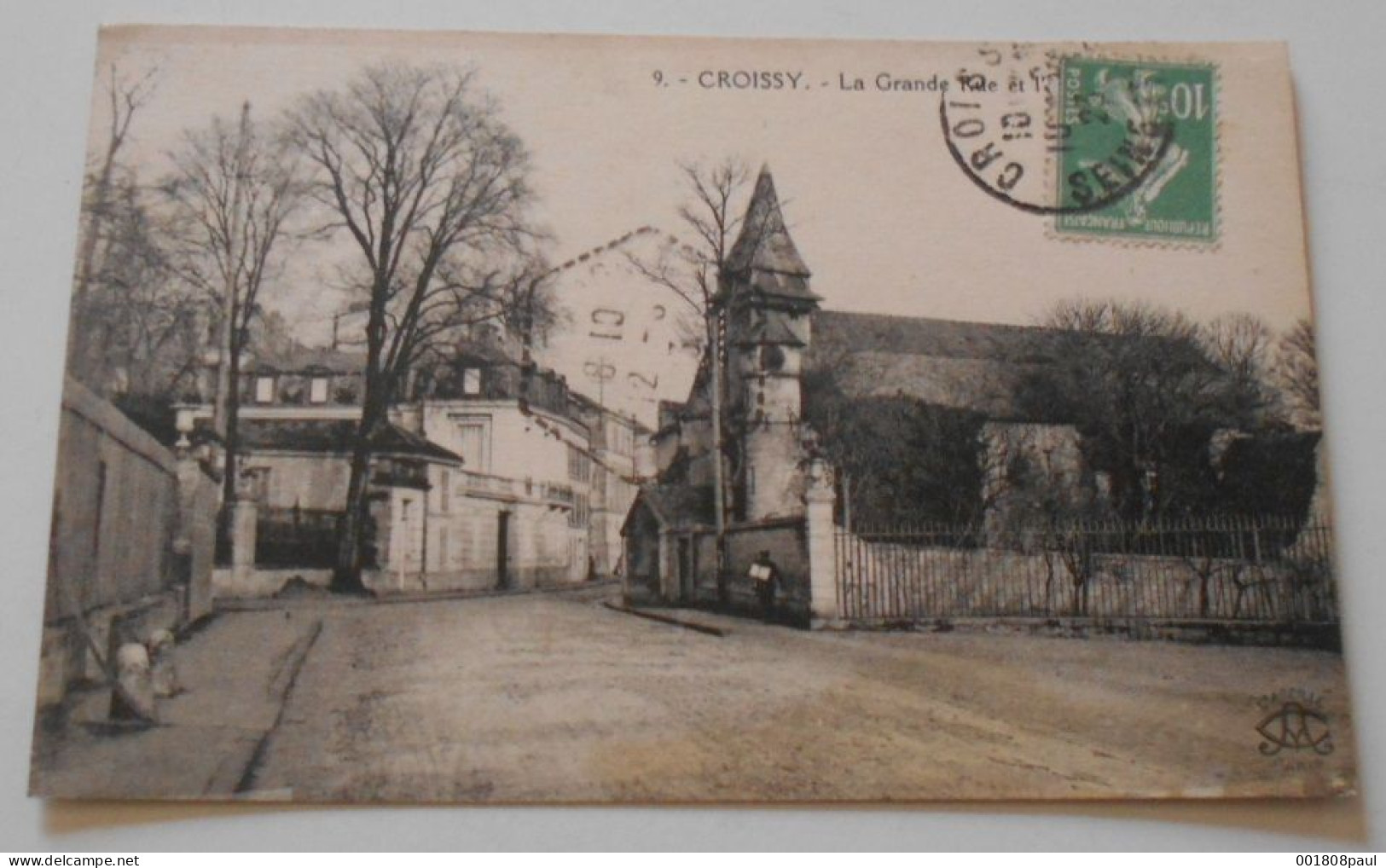 78 - Croissy - La Grande Rue Et L'église  ----------- Bte2-4 - Croissy-sur-Seine