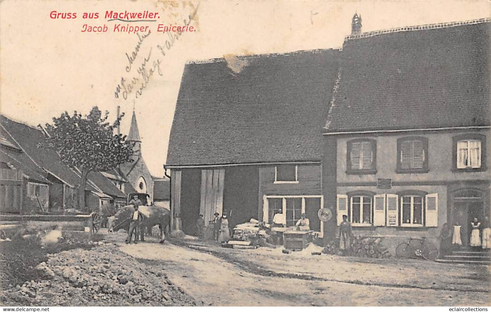 Mackweiler        67        Epicerie   Jacob  Knipper    Scierie    ( Voir Scan) - Andere & Zonder Classificatie