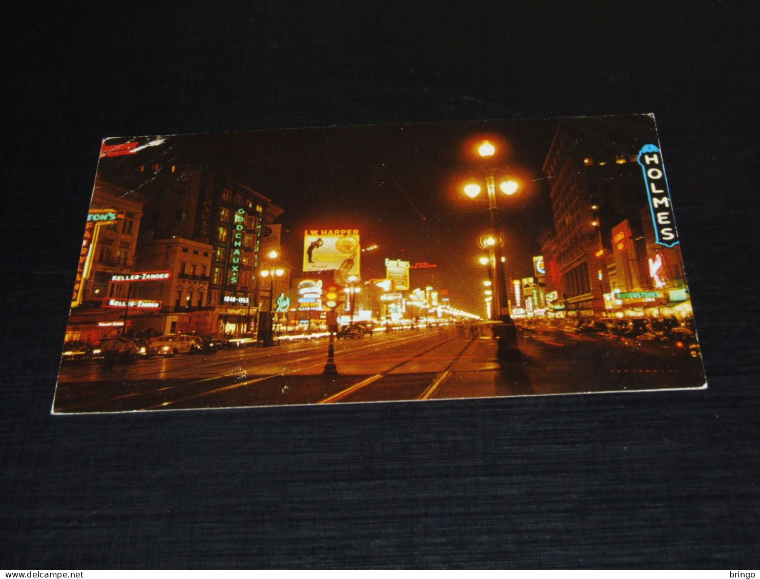 63641-             AMERICA, LOUISIANA, NEW ORLEANS, CANAL STREET AT NIGHT - New Orleans