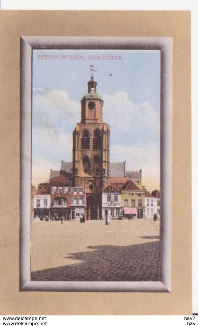 Bergen Op Zoom 1918 Stadstoren In Sierrand RY16817 - Bergen Op Zoom