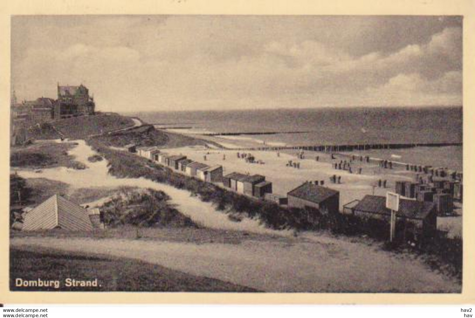 Domburg Strand 1935  RY16594 - Domburg