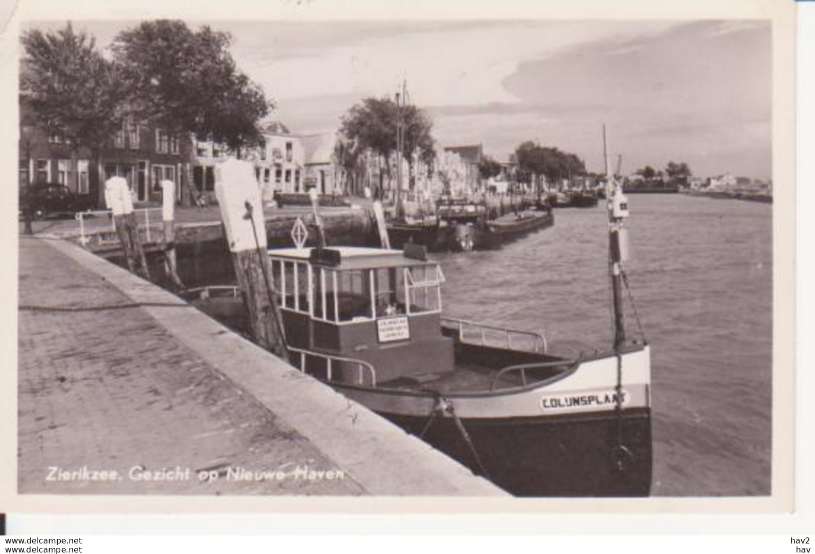 Zierikzee Gezicht Op Nieuwe Haven 1955 RY16315 - Zierikzee
