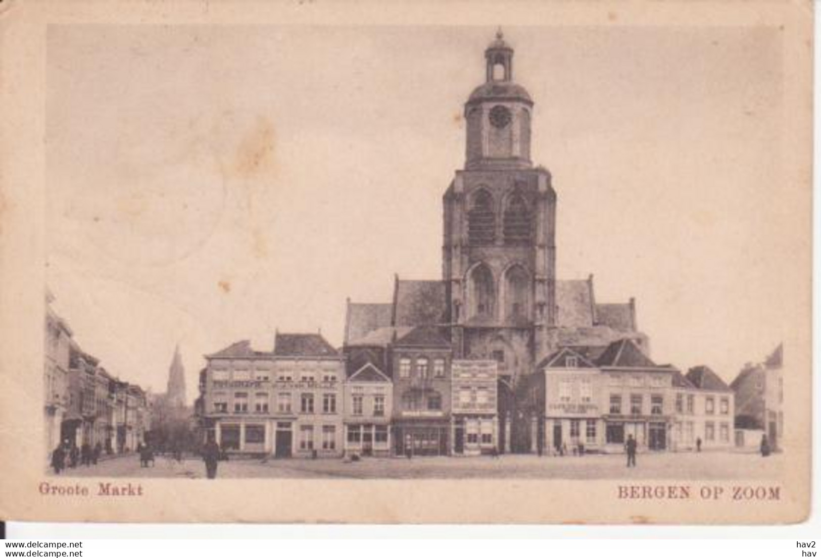 Bergen Op Zoom Grote Markt 1917  RY16307 - Bergen Op Zoom