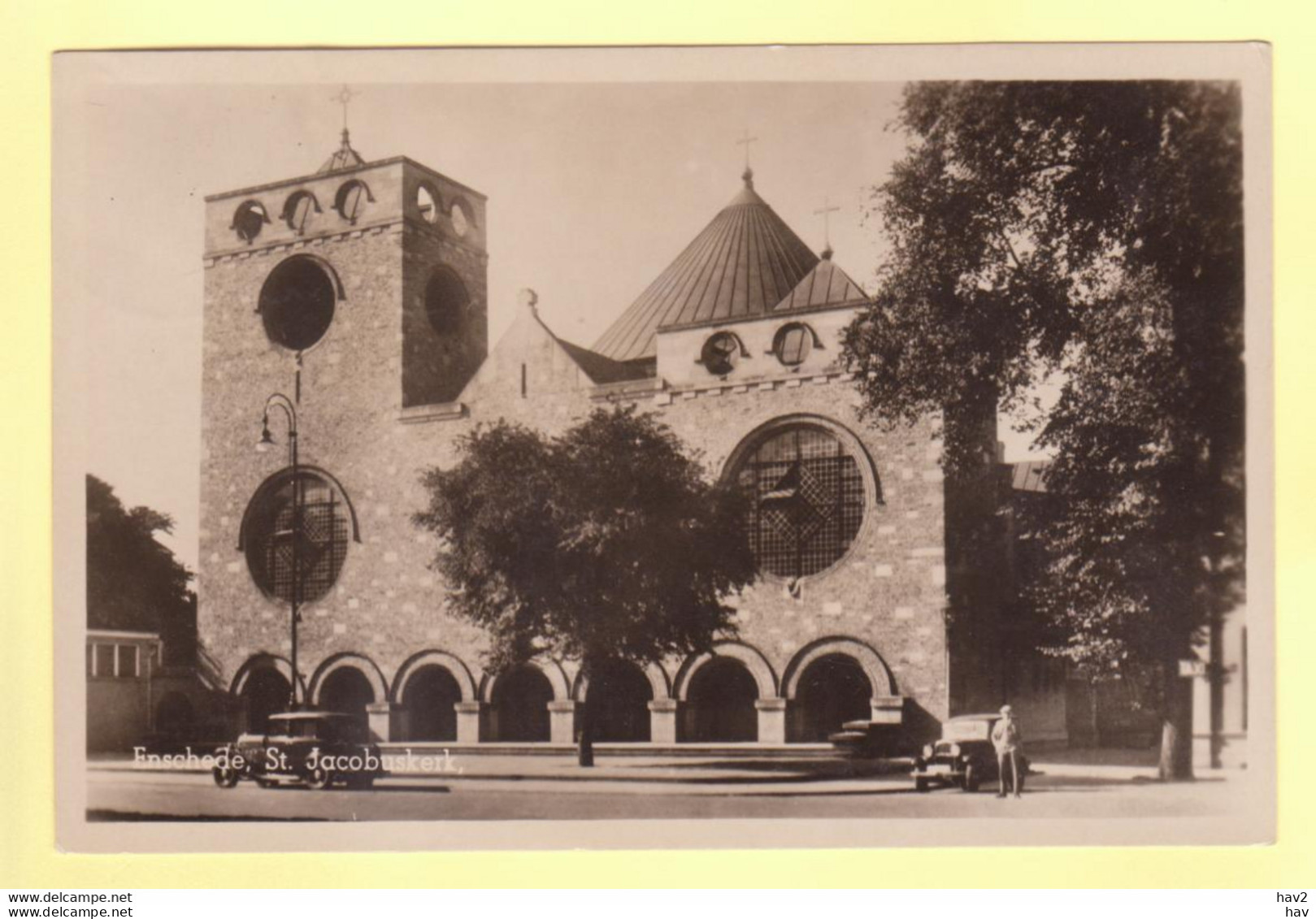 Enschede Sint Jacobus Kerk 1943 RY17980 - Enschede