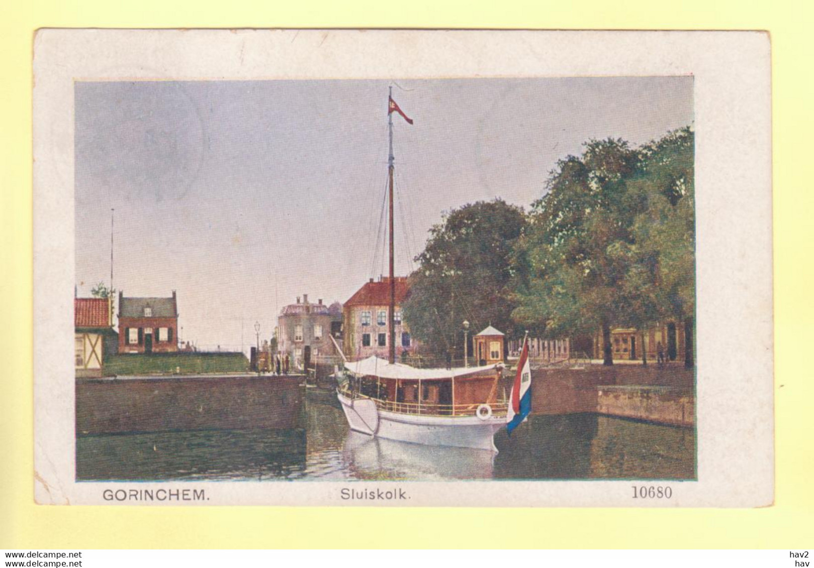 Gorinchem Sluiskolk Ca. 1924 RY18000 - Gorinchem