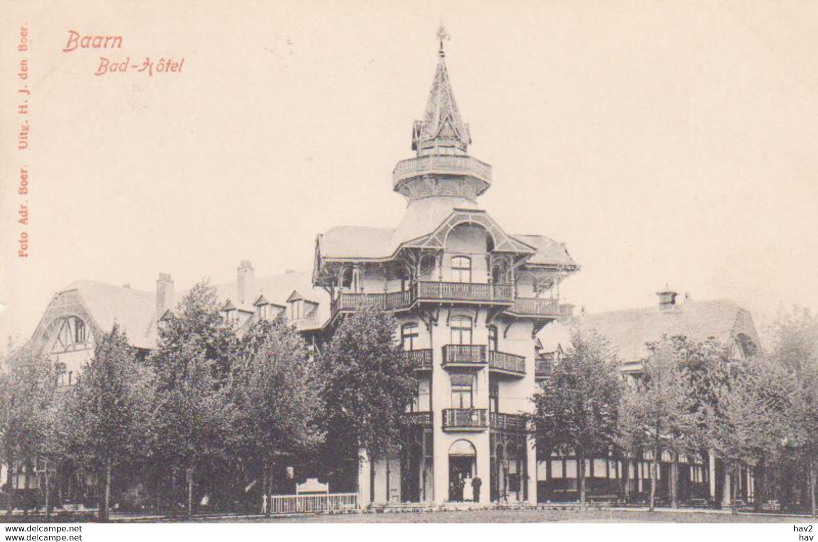 Baarn Bad Hotel Ca. 1905 RY17499 - Baarn