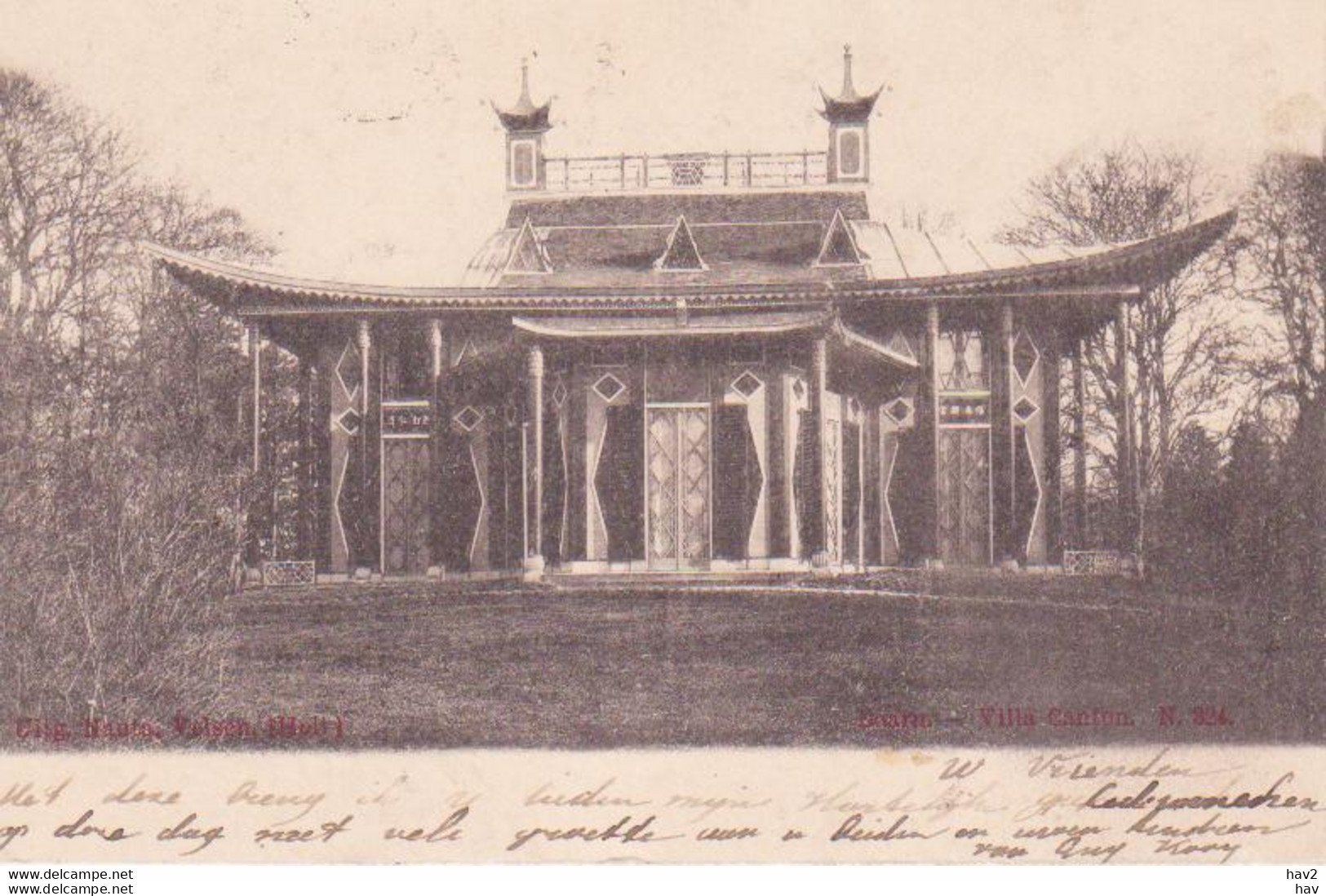 Baarn Villa Canton Pekinghuis Ca. 1905  RY17163 - Baarn