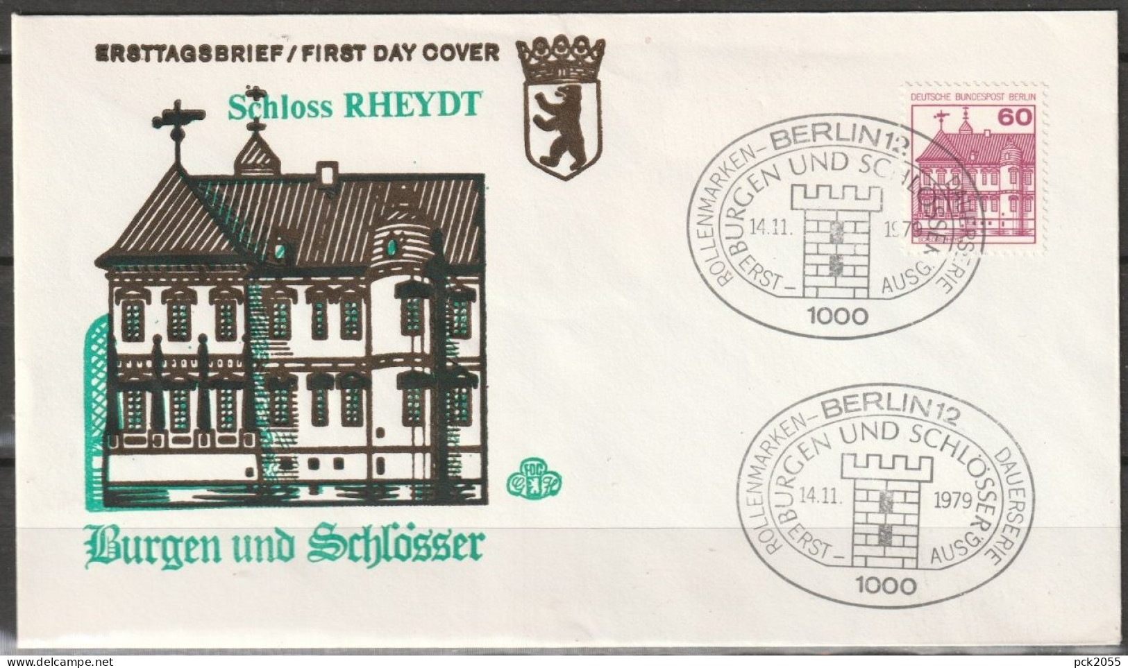 Berlin FDC 1979 Nr.611 Schloss Rheydt ( D 3122 )Günstige Versandkosten - 1971-1980