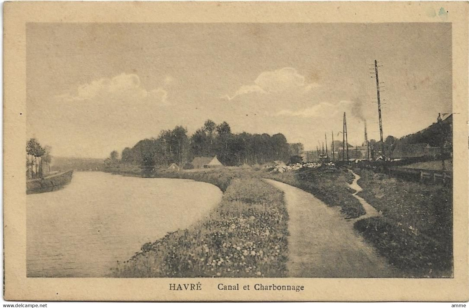 Havré   *  Canal Et Charbonage - Mons