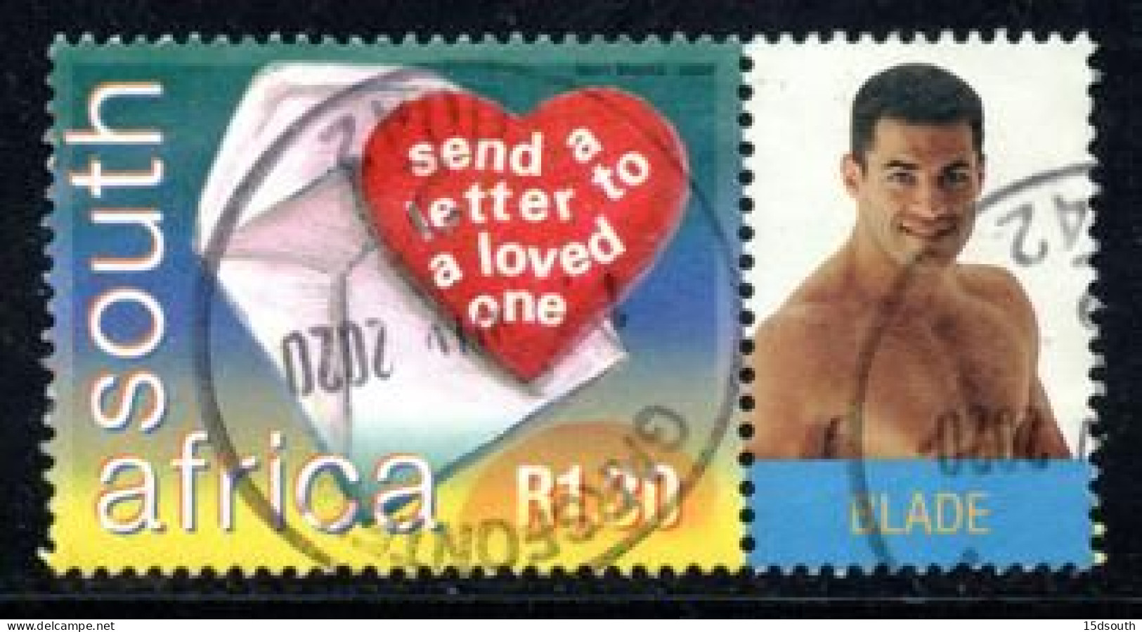 South Africa - 2000 Gladiators With Label (o) # SG 1202a - Used Stamps