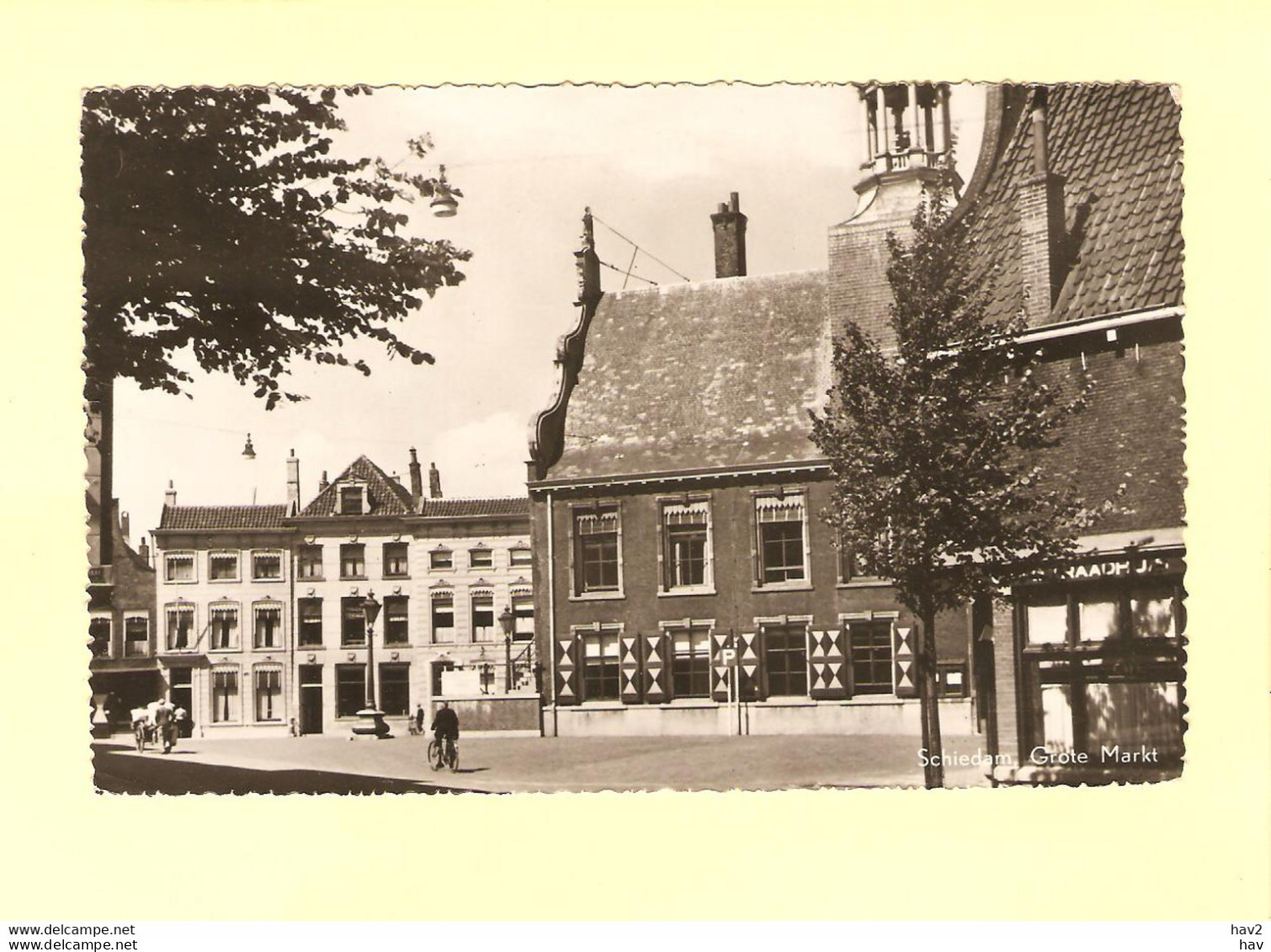 Schiedam Grote Markt 1957 RY27516 - Schiedam