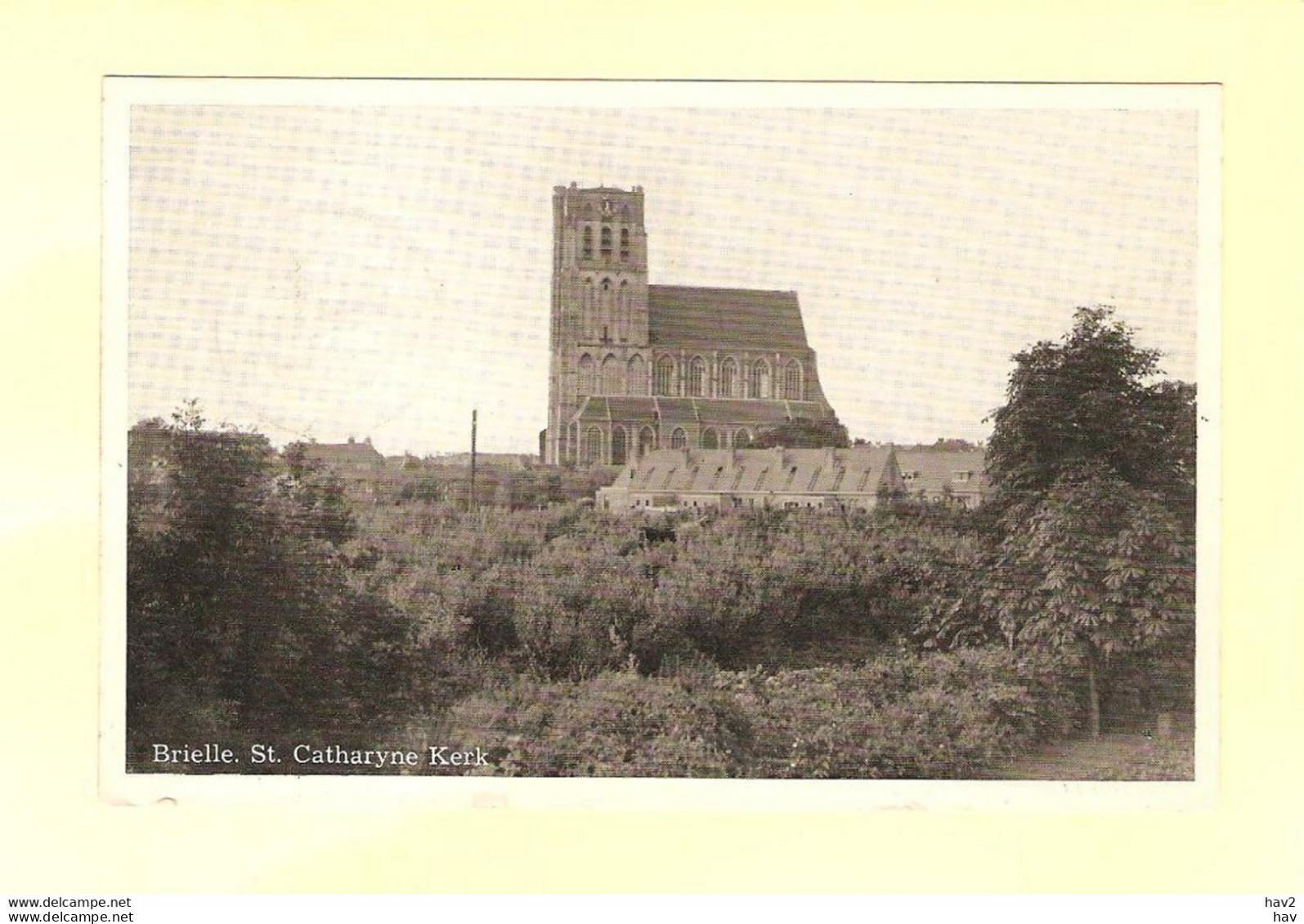 Brielle Catharijne Kerk 1918 RY27370 - Brielle