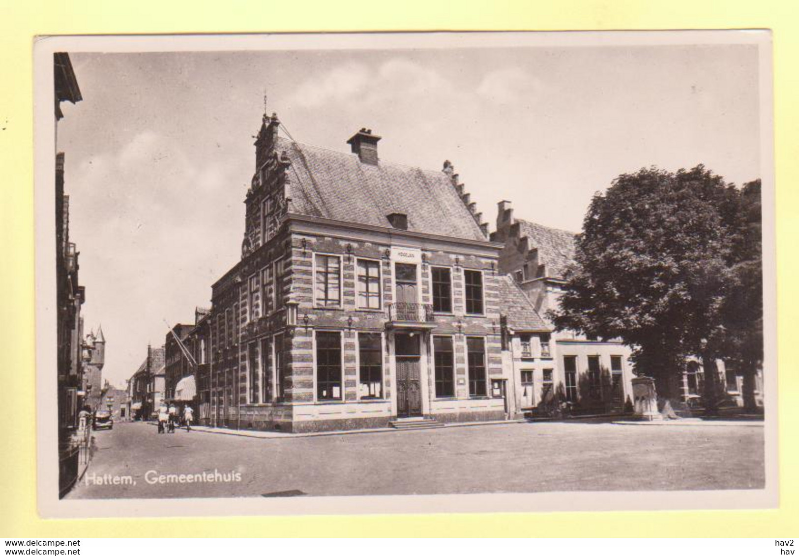 Hattem Gemeentehuis  1951 RY18323 - Hattem