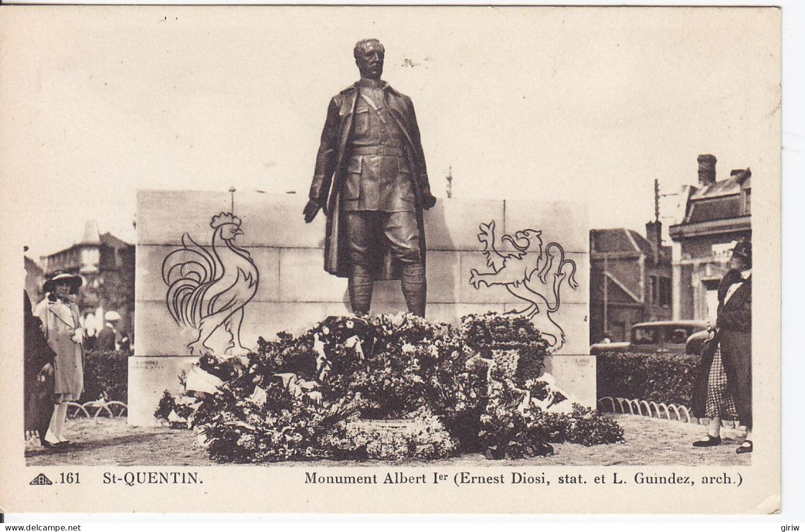 Saint Quentin Monument Albert 1 Er - St. Quentin En Yvelines