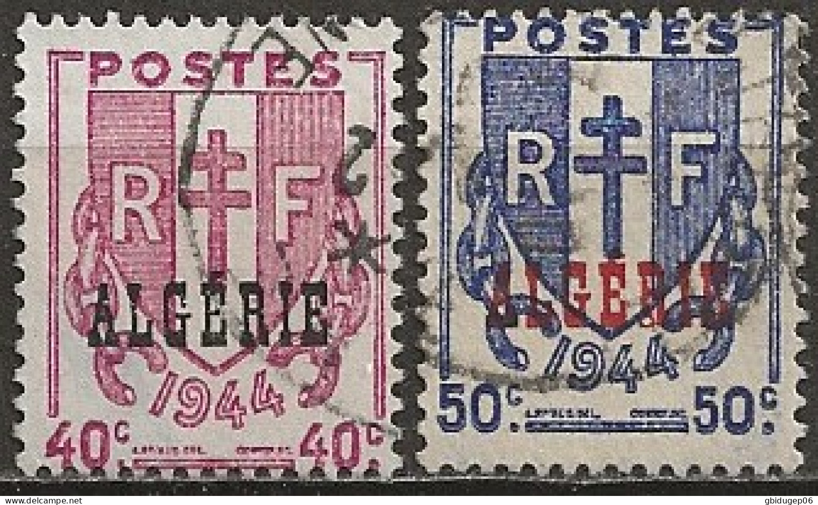 YT N° 225-226  - Oblitéré - Type Ecusson - Used Stamps