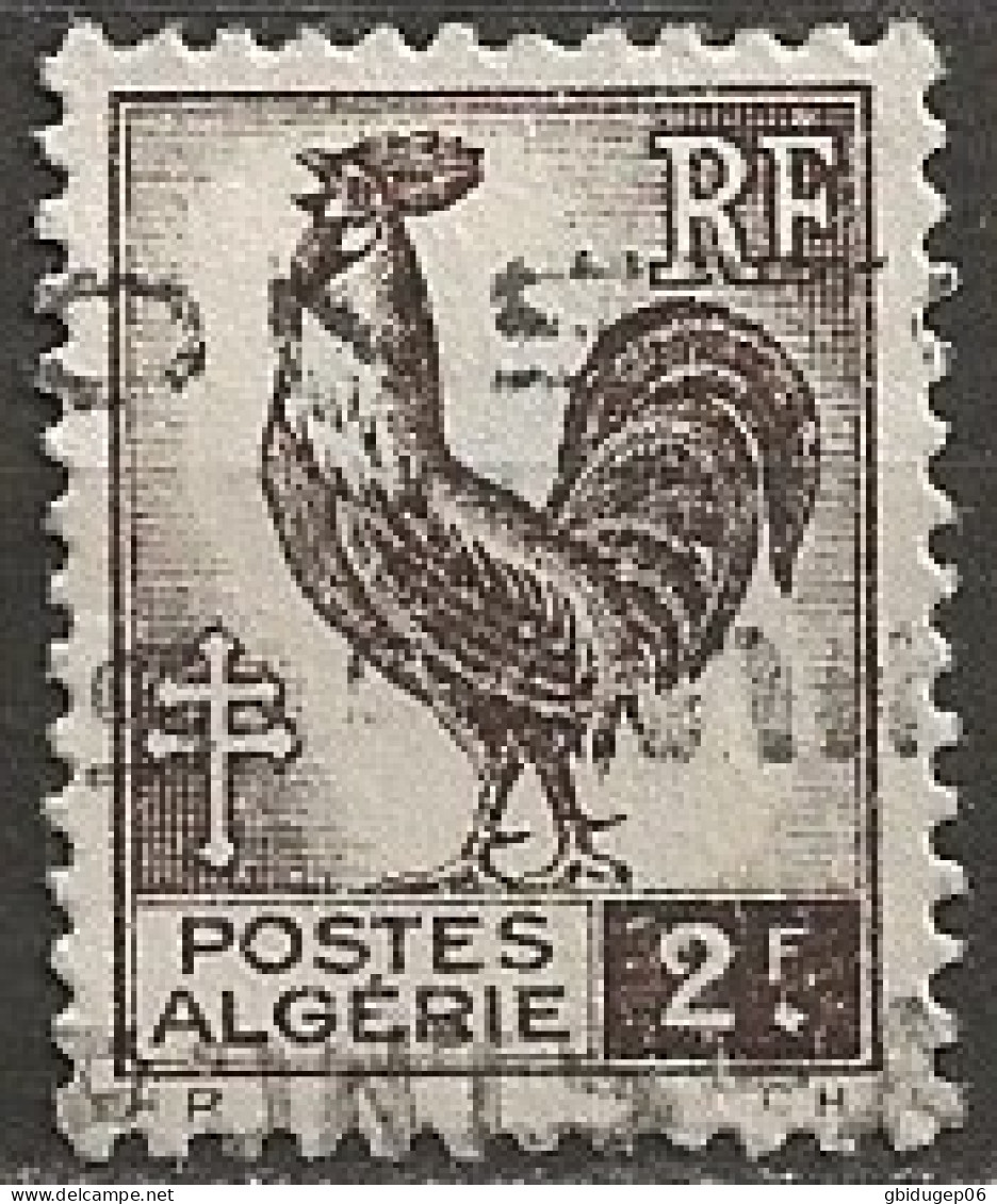 YT N° 221  - Oblitéré - Type Coq Gaulois - Usati