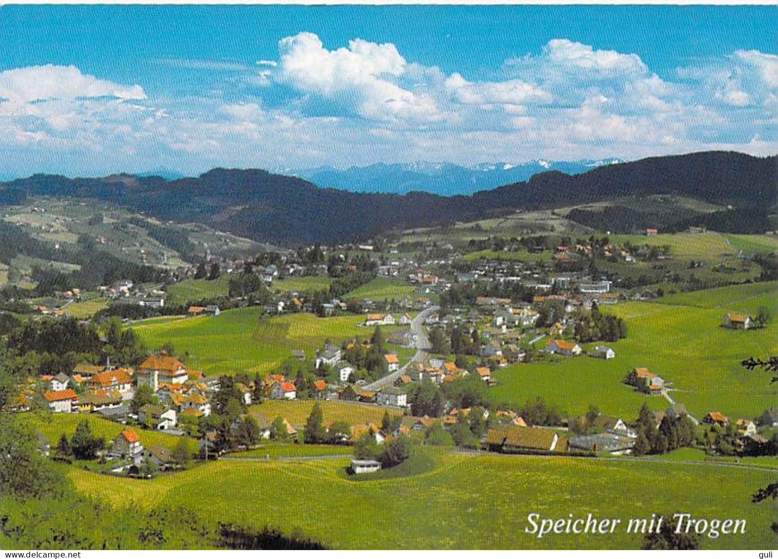 Suisse > AR Appenzell Rhodes-Extérieures  SPEICHER (n°1)  Mit Trogen Und Voralberg Foto Gross Nr 40 027 - Speicher