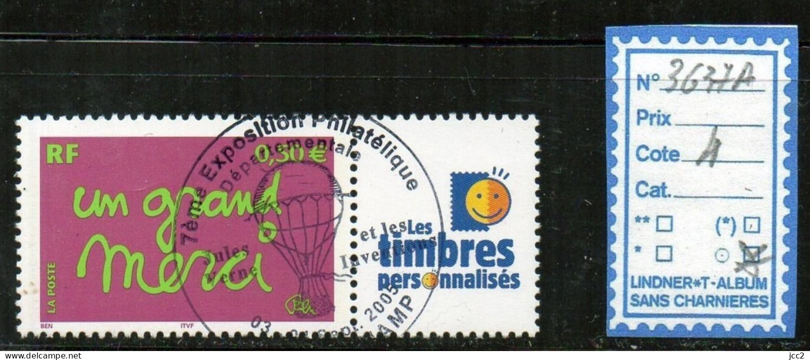 FRANCE - N°3637A - Gebraucht