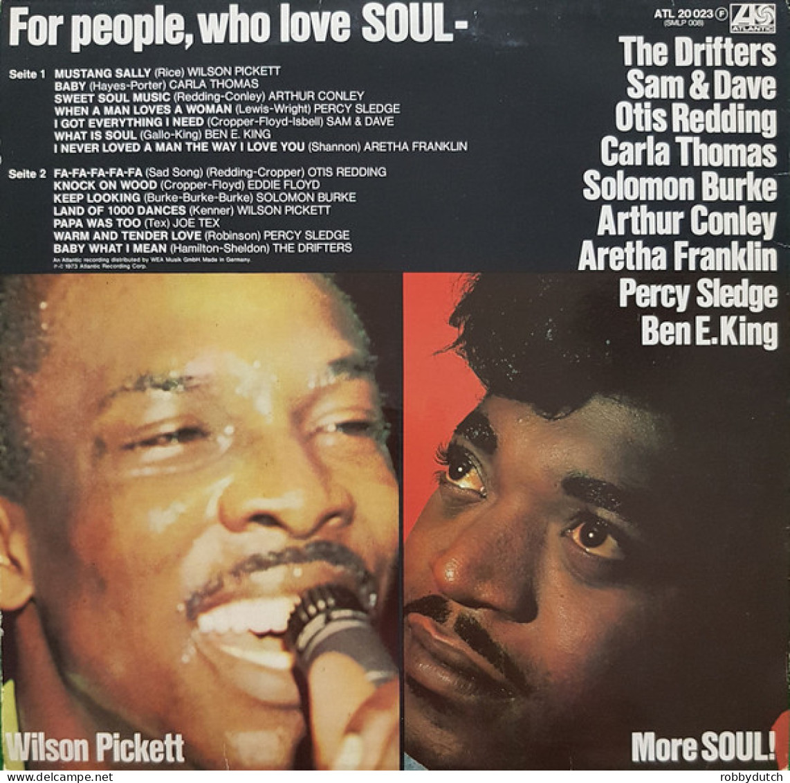 * LP *  THAT'S SOUL - WILSON PICKETT / SAM & DAVE / ARETHA FRANKLIN / OTIS REDDING A.o. - Soul - R&B