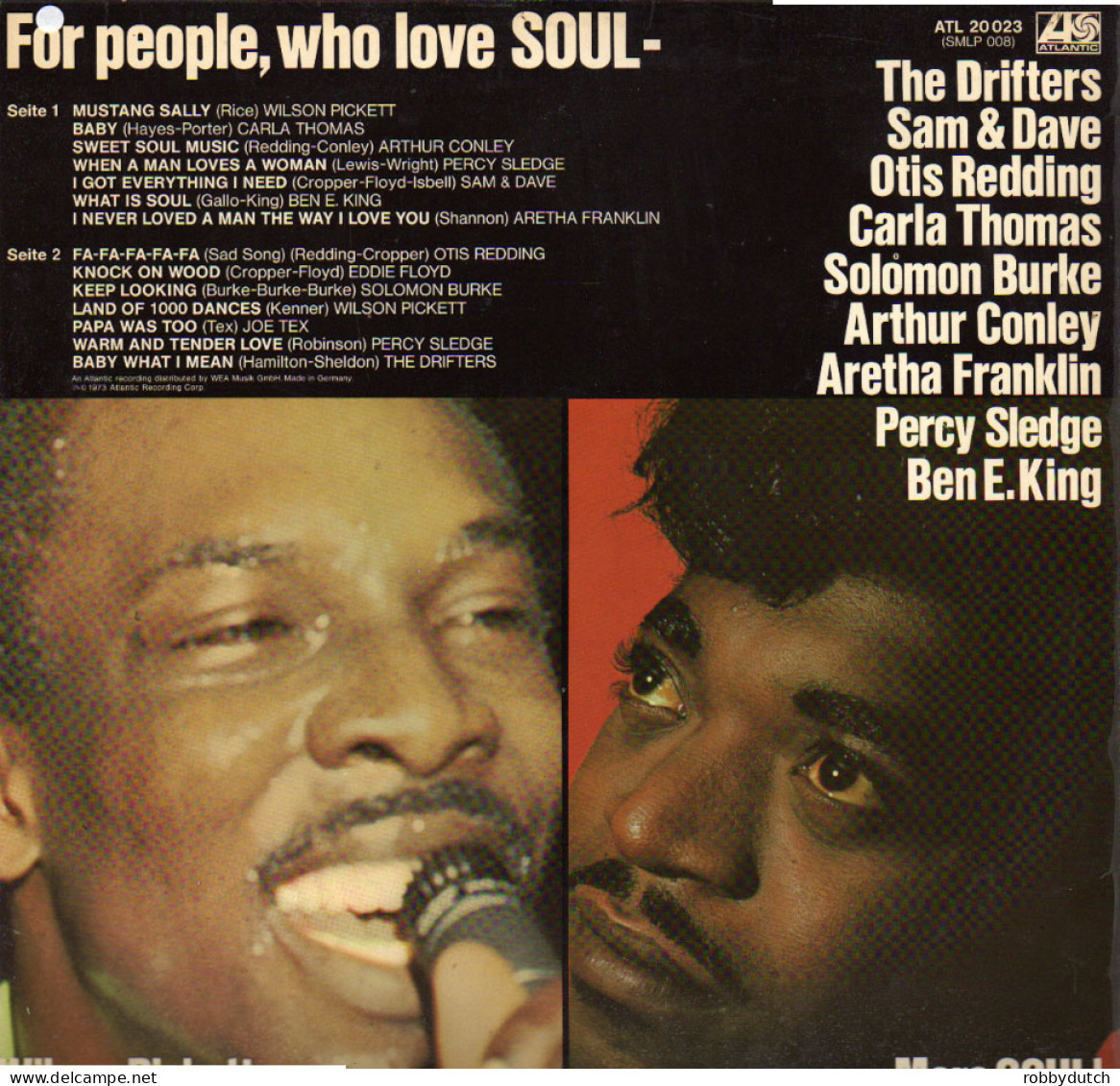 * LP *  THAT'S SOUL 1 - SAM&DAVE / OTIS REDDING / ARETHA FRANKLIN / DRIFTERS A.o. - Soul - R&B