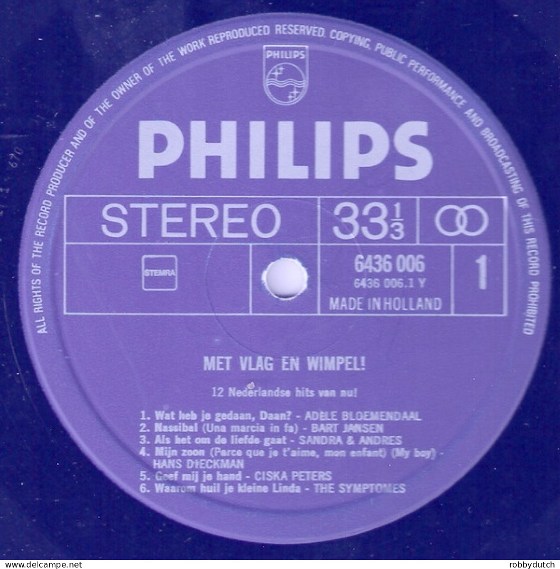 * LP *  MET VLAG EN WIMPEL - DIVERSE ARTIESTEN (Holland 1970 EX) - Andere - Nederlandstalig