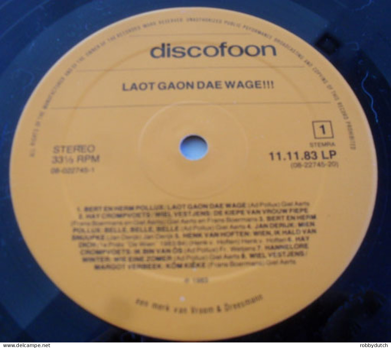 * LP *  JOCUS - LOAT GAON DAR WAGE (carnaval Venlo 1983 EX!!) - Humor, Cabaret