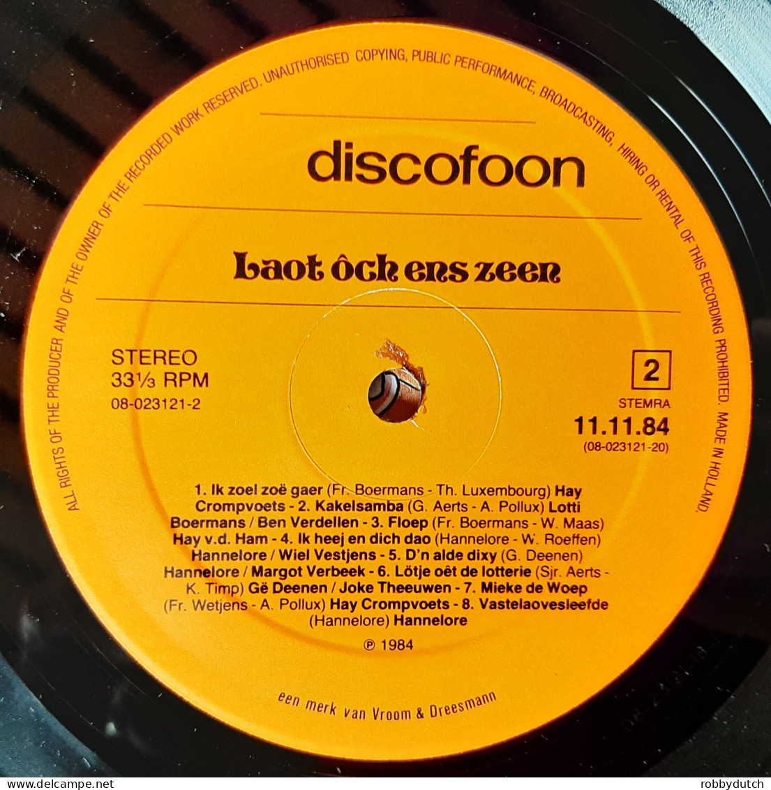 * LP *  JOCUS - LOAT ÔCH ENS ZEEN (Carnaval Venlo 1984 EX!!) - Humour, Cabaret