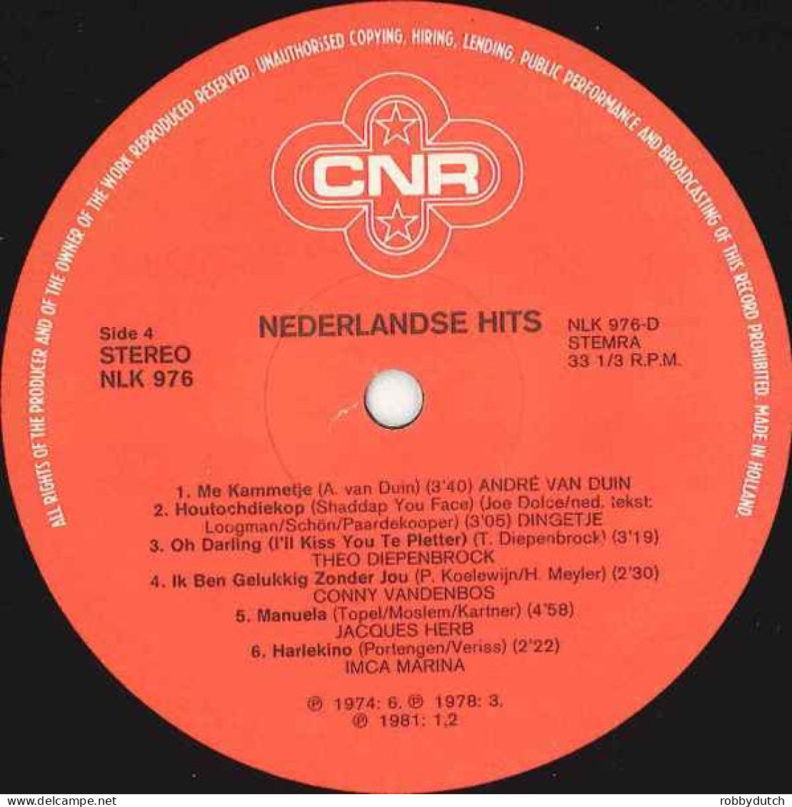 * 2LP *  NEDERLANDSE HITS  - DIVERSE ARTIESTEN (Holland 1981 EX!!) - Autres - Musique Néerlandaise