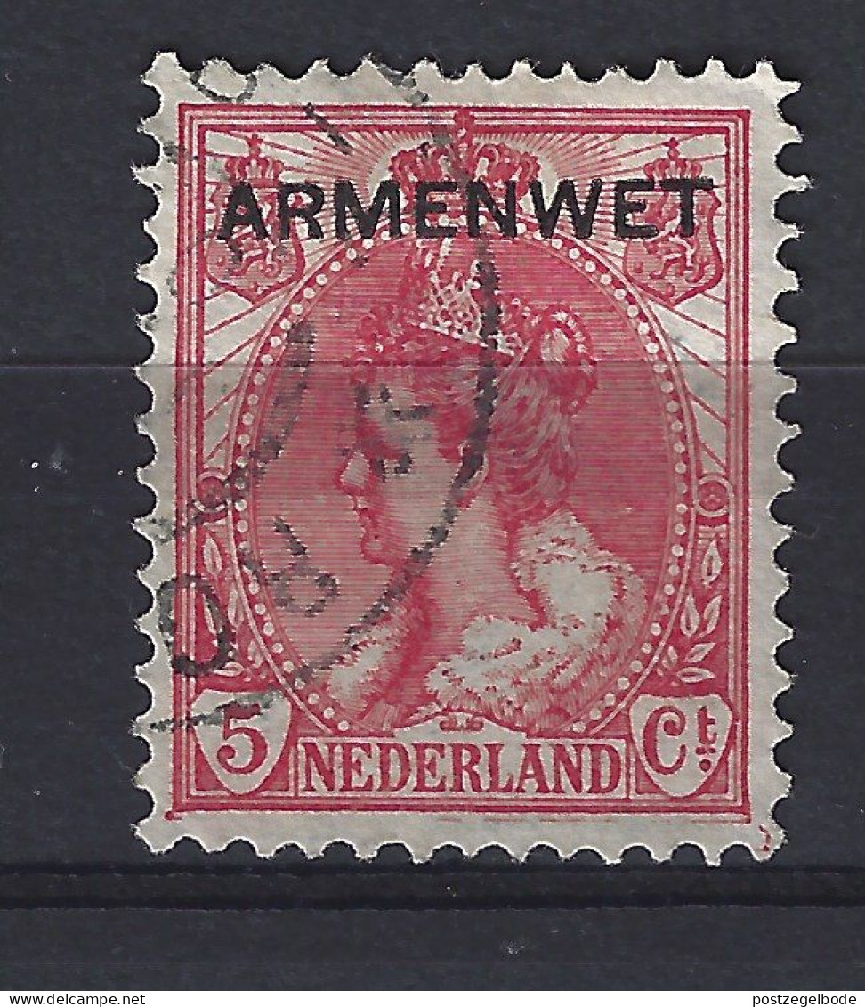 NVPH Nederland Netherlands Pays Bas Niederlande Armenwet 6 Used ; Dienst Zegel, Service Stamp, Timbre Cour, Sello Oficio - Officials