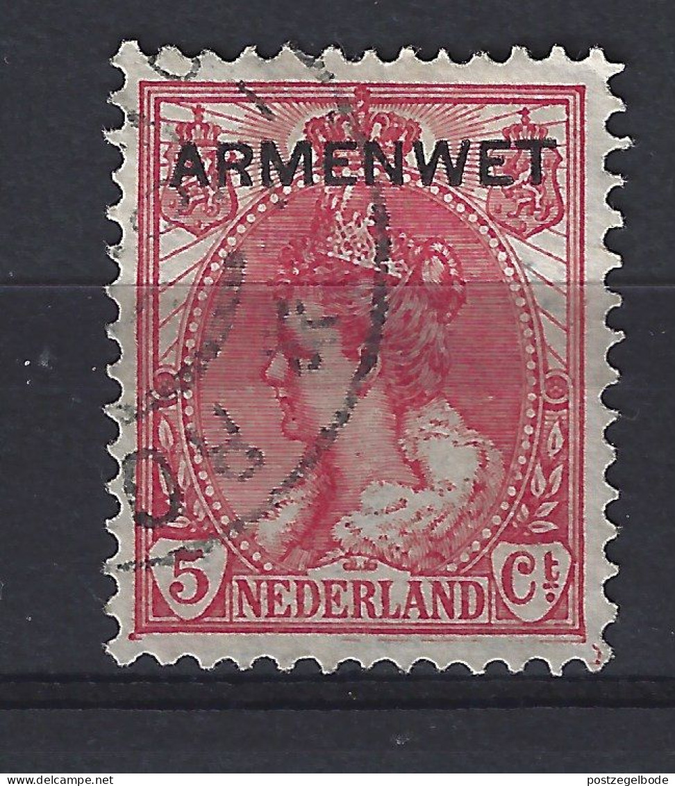 NVPH Nederland Netherlands Pays Bas Niederlande Armenwet 6 Used ; Dienst Zegel, Service Stamp, Timbre Cour, Sello Oficio - Service