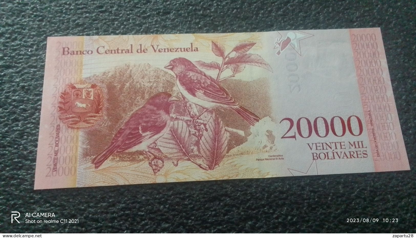 VENEZÜELA-     20 000    BOLİVARES         UNC - Venezuela