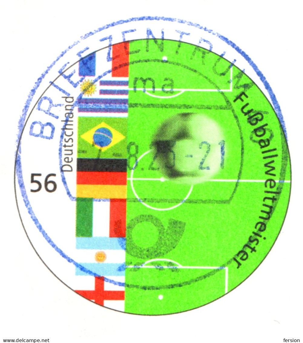 Football Soccer WORLD CUP FIFA 2002 Germany Korea Japan Stationery Cover 2011 Four Elements Water Leaf ITALY BRAZIL - 2002 – Corée Du Sud / Japon